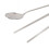 Kit di bacchette e cucchiaio in acciaio inox 304 6