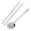 Kit di bacchette e cucchiaio in acciaio inox 304 16
