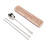 Kit di bacchette e cucchiaio in acciaio inox 304 15