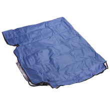 Swing Top Cover Replacement Outdoor Waterproof Dustproof Garden Swing Chair ProtectorBlue 3‑Seater 190x132x15cm