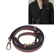 Sangle de sac à main ajustable en PU de 1 m à 1,2 m Marron