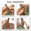 Sangle de sac à main ajustable en PU de 1 m à 1,2 m Marron 4