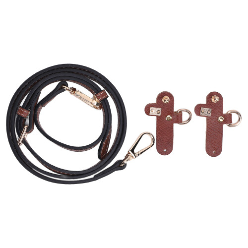 Sangle de sac à main ajustable en PU de 1 m à 1,2 m Marron 1