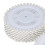 Épingles à tête perle 480 pièces 1 plaque métal blanc 6