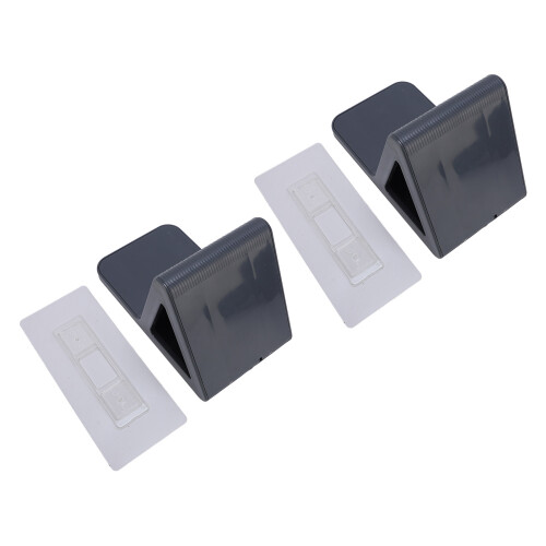 2 pièces pédale de douche en ABS gris 160x97x90mm 2