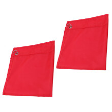Drapeau d'entraînement équestre en nylon, rouge, 34,00 g, 2 pièces