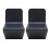 2 pièces pédale de douche en ABS gris 160x97x90mm 14