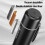 12V/24V 500ml bollitore portatile per auto 76x230mm nero 7