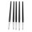 Set da 5 Color Shaper in silicone per argilla, portatile, nero 16