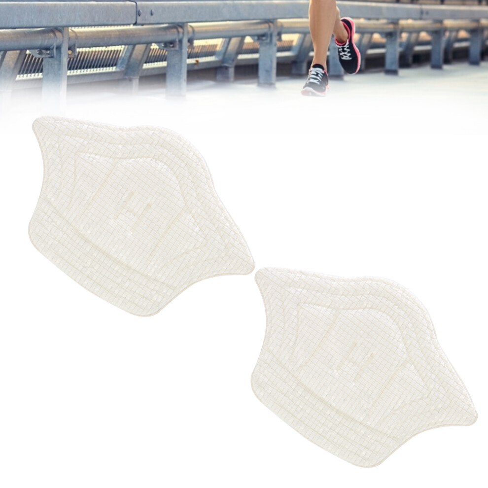 White Selfadhesive Heel Grips Liner Nonslip Shoe Heel Pads Foot Care Protector Grips Liners( )