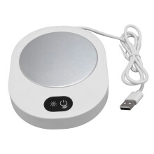 Chauffe-tasse en aluminium et ABS 50 C 13 W 120 g