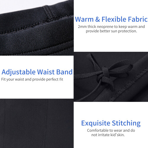 Pantaloni in neoprene da immersione da 2mm per uomo/donna, taglie S-3XL 1