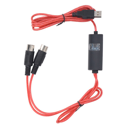 Câble USB vers MIDI, 5 pieds / 1,5 m, interface à 5 broches 2