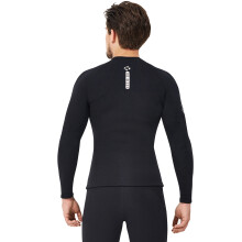 Top da immersione in neoprene da 2 mm, unisex, taglie M-3XL, BLK