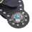 Ensemble de 2 sangles d'éperon 90 g simili cuir strass noir 4