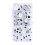 100 pezzi, modello 8-18 mm, occhi da cucire, nero/bianco 14