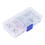 Occhi per bambole 12 mm 100 pezzi colorati marrone e blu 16