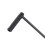 Support de casque en aluminium, universel, noir 12