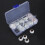 Occhi per bambole 20 mm 40 pezzi Marrone Blu Verde 10