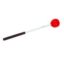 Marimba Mallet Nylon Yarn Head Fiber Handle Rubber Grip Medium Hardness Drum Stick for Percussion Instrument