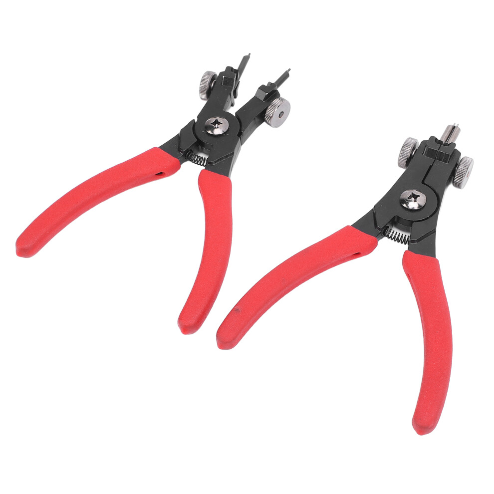 2Pcs Snap Ring Pliers Set Adjustable Internal External Snap Ring Pliers For Most Vehicles Snap Ring Retaining Remover 3641322835726