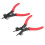2pcs Snap Ring Pliers Set Adjustable Internal External Snap Ring Pliers for Most Vehicles Snap Ring Retaining Remover 10