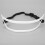 Set di 5 stencil per barba in plastica bianca 12