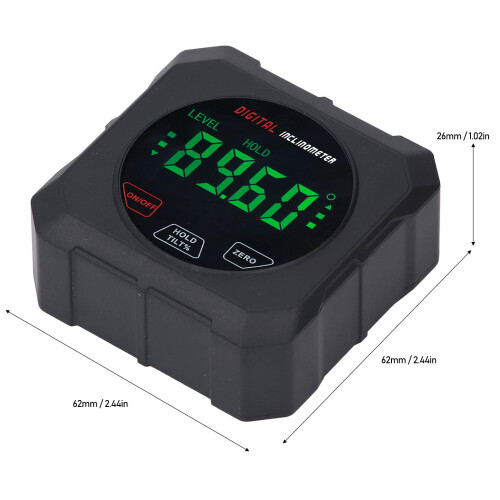 Goniometro digitale in ABS, LCD ad alta precisione, 2xAAA 1