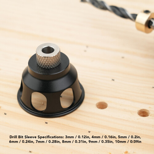 Localizzatore verticale per fori, lega di alluminio 3-10mm 2
