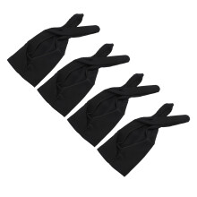 4 Pack Artist Drawing Glove Right Left Hand 3 Layer Two Finger Smooth Elasticity Breathable Digital Art Graphic Tablet Gloves L