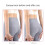 1 Pair Silicone Butt Pads Thin Edges Removable Padding Buttocks Inserts for Women Pink 7.1 Oz 3