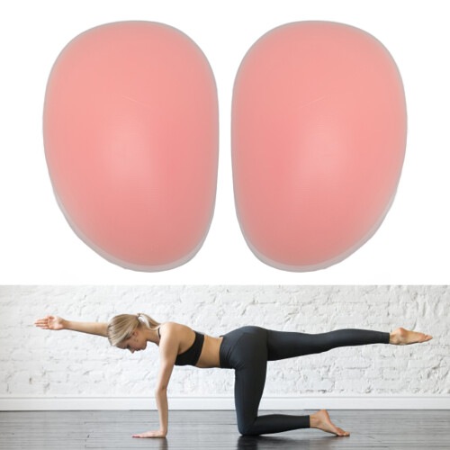 1 Pair Silicone Butt Pads Thin Edges Removable Padding Buttocks Inserts for Women Pink 7.1 Oz