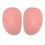 1 Pair Silicone Butt Pads Thin Edges Removable Padding Buttocks Inserts for Women Pink 7.1 Oz 2