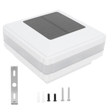 FenceCap Light Solaire 3W 2200mAh 132x132x72mm Blanc