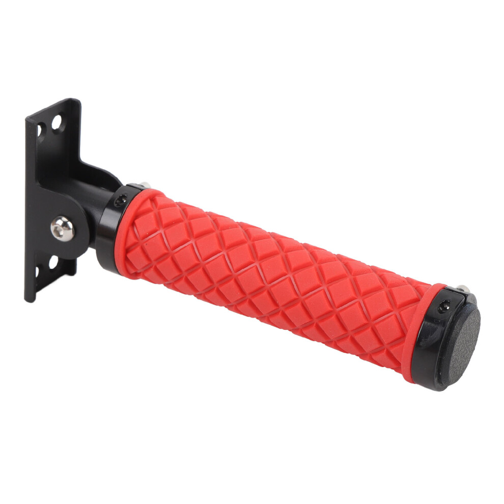 Flip Up Grab Bar Doorway Flip Assist Handle Non Slip Door Assistant Support Grip Handle for Wall Doorframe Stairs Steps Seniors Elderly Red