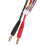 TRX Plug vers des connecteurs banane 4.0 Câble 18.6cm Noir 5A 4