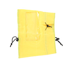 Adjustable Dog Shower Cap Reusable Water Resistant Pet Overhead Ears Protection Bath Cover Yellow
