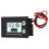 JX-6133 Voltmetro LCD CC Copertura 6,23,42 cm Bianco 14