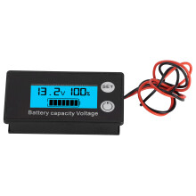 JX-6133 Voltmètre LCD 6,2 3,4 2 cm bleu 8-100 V