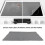 Couvercle en silicone pour plaque de cuisson 27,8x19,9 po gris 7