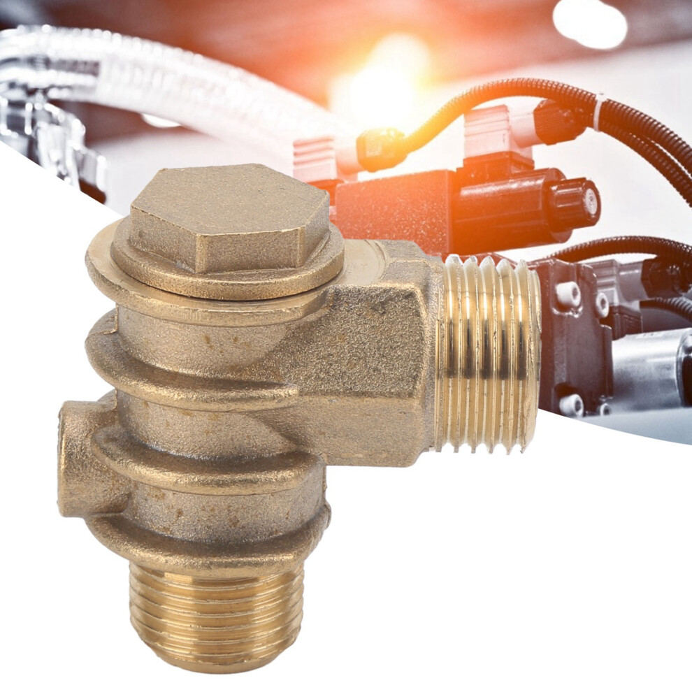 1 Way Valve Brass Air Compressor Threaded Check Valve Accessory Part 1/2X3/4Â16X10 9341322841881