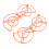 Garde d'hélice pour Neo Drone – Orange, ABS 14