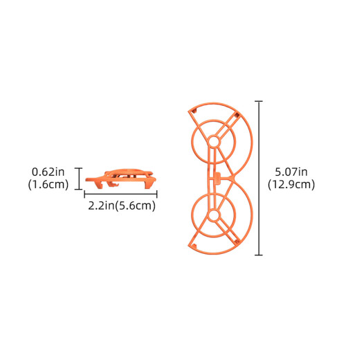 Garde d'hélice pour Neo Drone – Orange, ABS 1