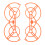 Garde d'hélice pour Neo Drone – Orange, ABS 16