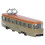 Modèle de bus vert à tirage 150 mAh 18 x 4 x 3 cm 5