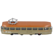 Modèle de bus vert à tirage 150 mAh 18 x 4 x 3 cm