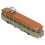 Modèle de bus vert à tirage 150 mAh 18 x 4 x 3 cm 8