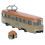 Modèle de bus vert à tirage 150 mAh 18 x 4 x 3 cm 11