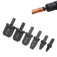 Set di punte espansore per tubi, 6 pezzi, acciaio 45#, 7/8-1/4 pollici