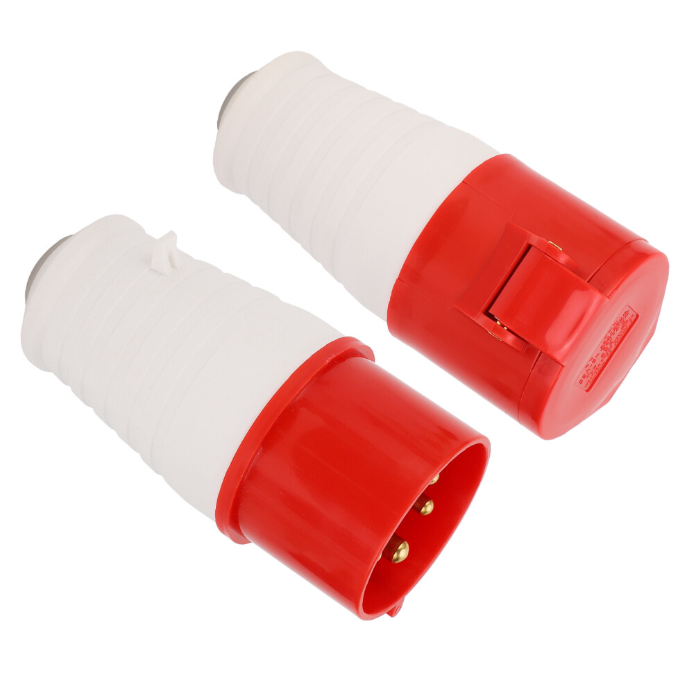 Industrial Plug Connector Set 5Pin 3Phase Explosionproof Waterproof 32A 220-380V/240-415V 4691322843312